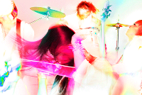 MUCC / ARCADIA — magenta and purple stage performance
